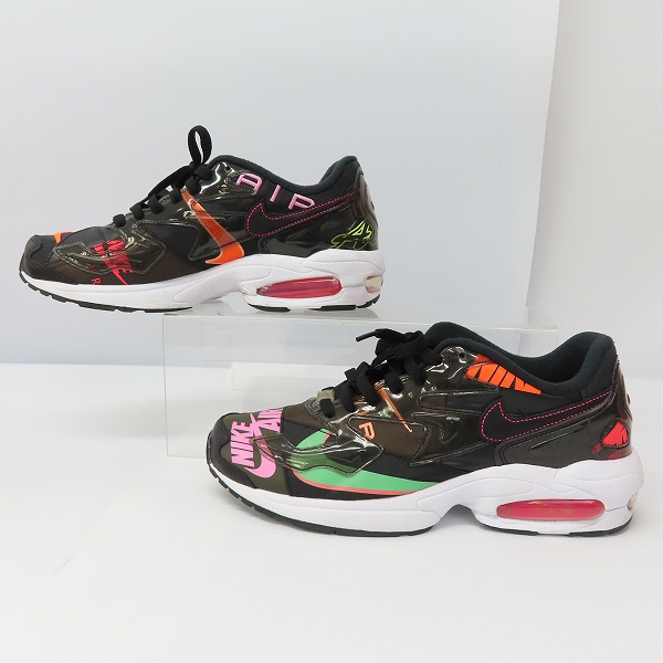 実際に弊社で買取させて頂いたNIKE×ATMOS/ナイキ×アトモス AIR MAX2 LIGHT QS/エアマックス2 ライトQS CI5590-001/27.5の画像 3枚目