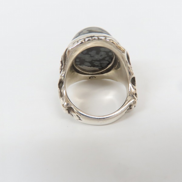 実際に弊社で買取させて頂いたALEX STREETER/アレックスストリーター エンジェルハートリング SPストーン マーブル /18.5-19号の画像 3枚目