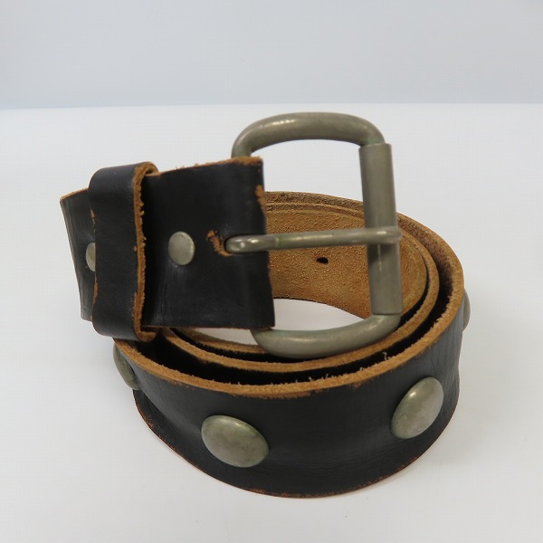 実際に弊社で買取させて頂いたNUMBER (N)INE/ナンバーナイン スタッズ レザーベルト