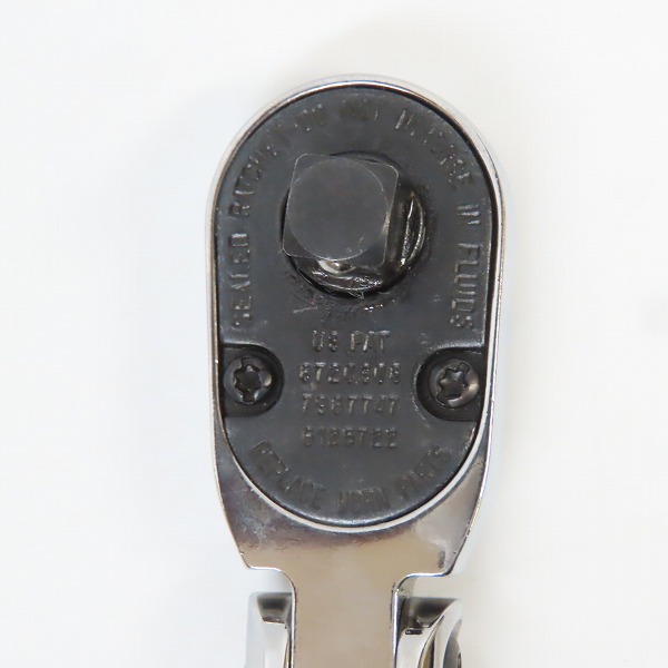 実際に弊社で買取させて頂いたSnap-on/スナップオン 3/8 ベントハンドル フレックスヘッド ラチェット FBF80Aの画像 5枚目