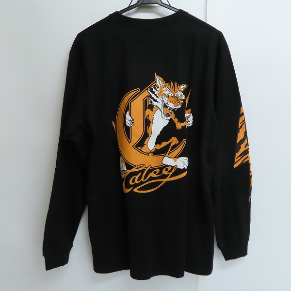 実際に弊社で買取させて頂いた【未使用】CALEE/キャリー Tiger pattern logo L/S t-shirt タイガーロゴ Tシャツ CL-22SS003/L