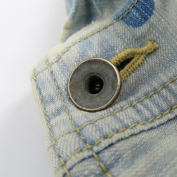 実際に弊社で買取させて頂いたLGB/ルグランブルー SKY/COVER ALL-1 デニム オーバーオール 3001ASK/Fの画像 6枚目