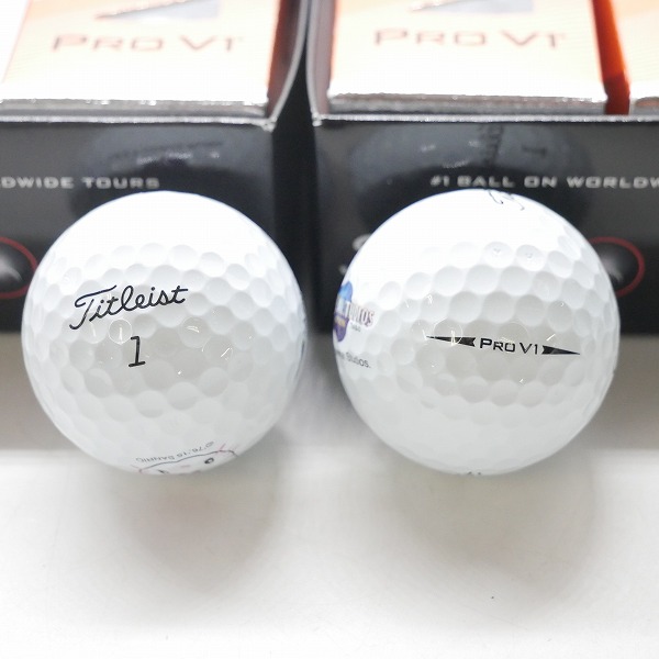 実際に弊社で買取させて頂いた【未使用/オウンネーム】Titleist/タイトリスト PRO V1 ユニバーサルスタジオジャパン ゴルフボール 12球 計1ダースの画像 1枚目