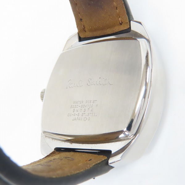 実際に弊社で買取させて頂いたPaul Smith/ポールスミス AUTOMATATIC 自動巻き アナログ腕時計/8220-824709 ブラックの画像 3枚目