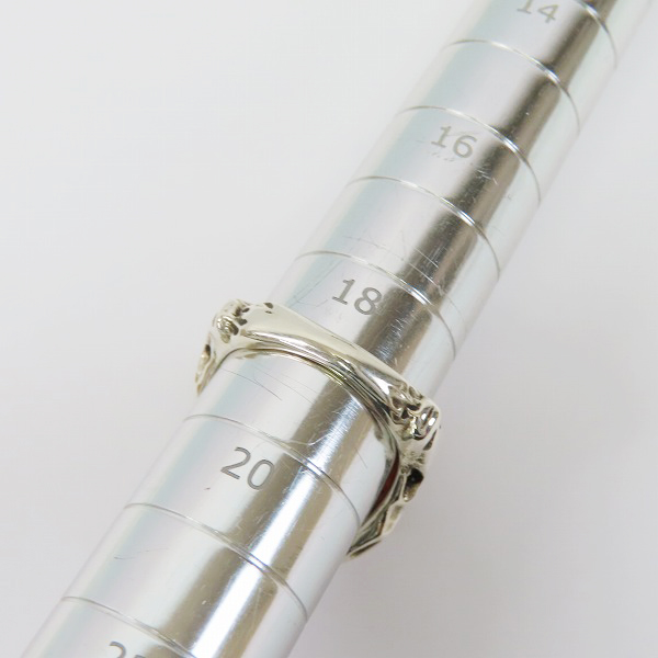 実際に弊社で買取させて頂いたALEX STREETER/アレックスストリーター エンジェルハートリング ローズクォーツ K18/シルバーシャドウスター 19号の画像 7枚目