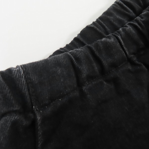 実際に弊社で買取させて頂いたCALEE/キャリー デニム イージーパンツ ブラック/Lの画像 6枚目