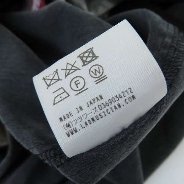 実際に弊社で買取させて頂いたLAD MUSICIAN/ラッドミュージシャン フラワー プリント ビッグシャツ/42の画像 4枚目