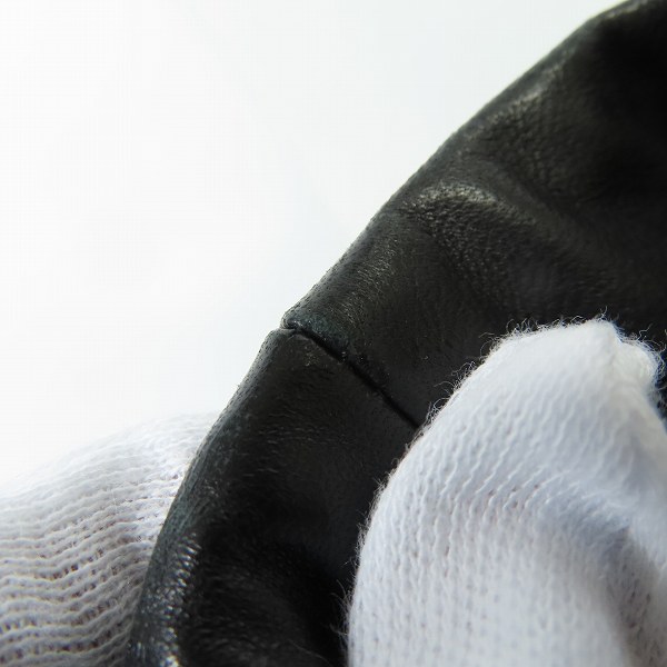 実際に弊社で買取させて頂いたBROOKS BROTHERS/ブルックスブラザーズ レザー ロングコート/Mの画像 7枚目