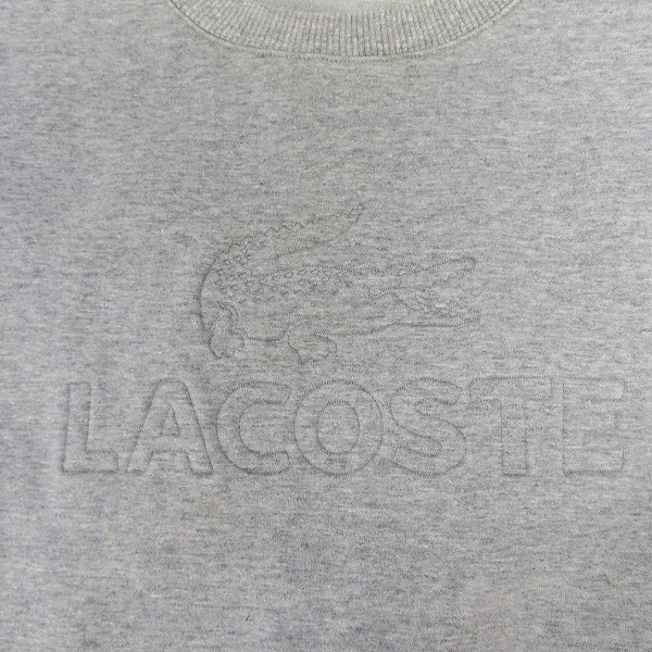 実際に弊社で買取させて頂いたLACOSTE/ラコステ 型押し スウェット トレーナー/4の画像 5枚目
