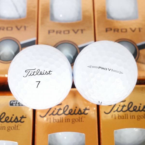実際に弊社で買取させて頂いた【未使用】Titleist/タイトリスト PRO V1 ゴルフボール 2ダースの画像 1枚目
