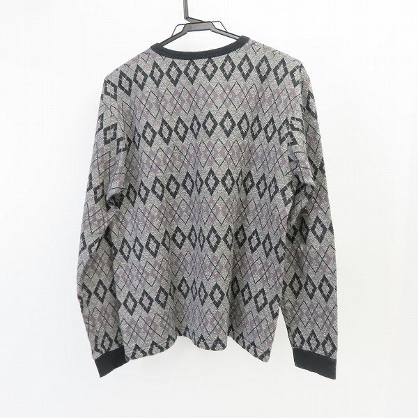 実際に弊社で買取させて頂いたCALEE/キャリー ヘンリー 総柄 ニット/セーター /Lの画像 1枚目