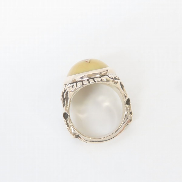 実際に弊社で買取させて頂いたALEX STREETER/アレックスストリーター エンジェルハートリング ハーレクインスターパール レッドスター/18.5-19号の画像 5枚目