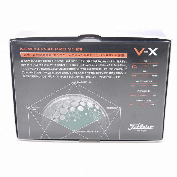 実際に弊社で買取させて頂いた(2)【未使用/オウンネーム】Titleist/タイトリスト PRO V1 ユニバーサルスタジオジャパン ゴルフボール 6球の画像 4枚目