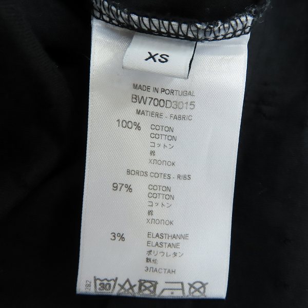 実際に弊社で買取させて頂いた【JPタグ】GIVENCHY/ジバンシィ デストロイ加工ロゴプリント半袖Tシャツ BW700D3015/XSの画像 3枚目
