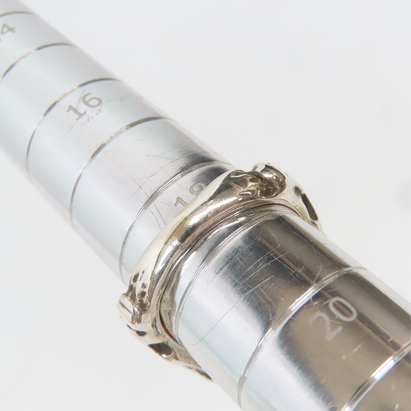 実際に弊社で買取させて頂いたALEX STREETER/アレックスストリーター エンジェルハートリング SPストーン オレンジ/18.5-19号の画像 7枚目