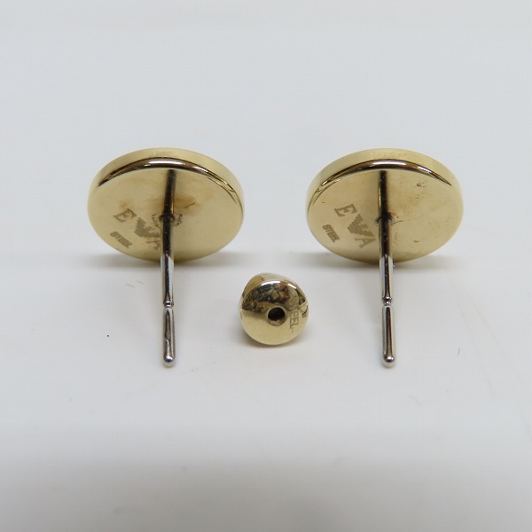 実際に弊社で買取させて頂いたEMPORIO ARMANI/エンポリオアルマーニ EA ロゴ ピアスの画像 4枚目