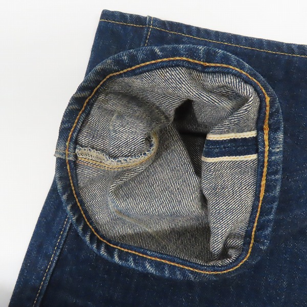 実際に弊社で買取させて頂いたDUBBLEWORKS/ダブルワークス デニムパンツ 6601XX/W32L34の画像 8枚目