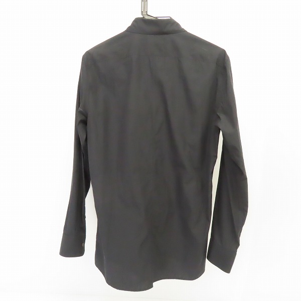 実際に弊社で買取させて頂いたDries Van Noten/ドリスヴァンノッテン 長袖シャツ ブラック/36の画像 1枚目