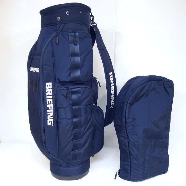 実際に弊社で買取させて頂いたBRIEFING/ブリーフィング CR-6 ゴルフ 8.5型 5分割キャディバッグ ネイビーの画像 1枚目
