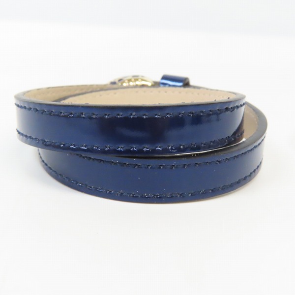 実際に弊社で買取させて頂いたBVLGARI/ブルガリ  蛇  セルペンティ レザーブレスレットの画像 3枚目