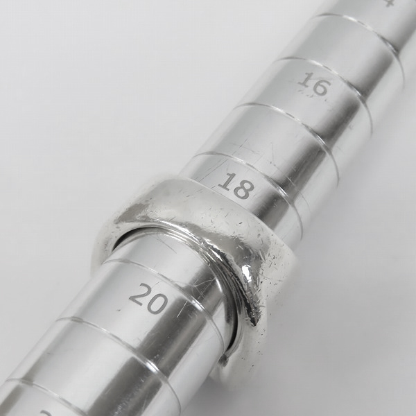 実際に弊社で買取させて頂いたTHIRTEEN DESIGNS/サーティーンデザインズ スカルリング 19号の画像 8枚目