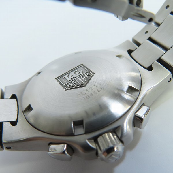 実際に弊社で買取させて頂いたTAG HEUER/タグホイヤー キリウム クロノグラフ CL1211【動作未確認】の画像 4枚目