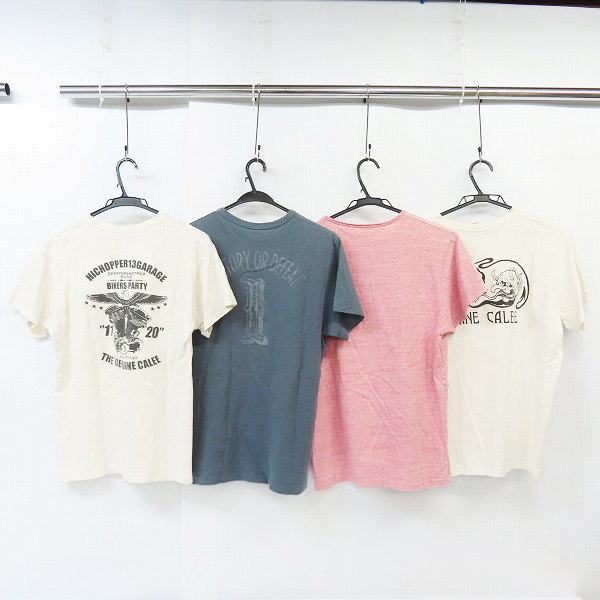 実際に弊社で買取させて頂いたCALEE/キャリー ロゴプリントTシャツ 4点セットの画像 1枚目