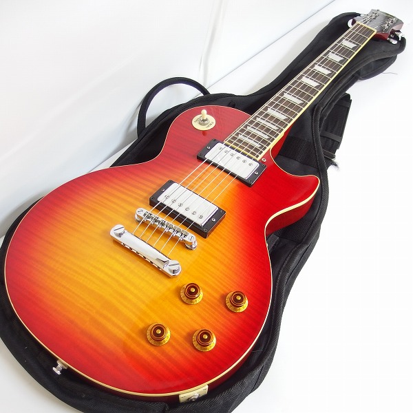 実際に弊社で買取させて頂いた★Epiphone/エピフォン Les Paul Standard/レスポールスタンダード チェリーサンバースト ソフトケース付 