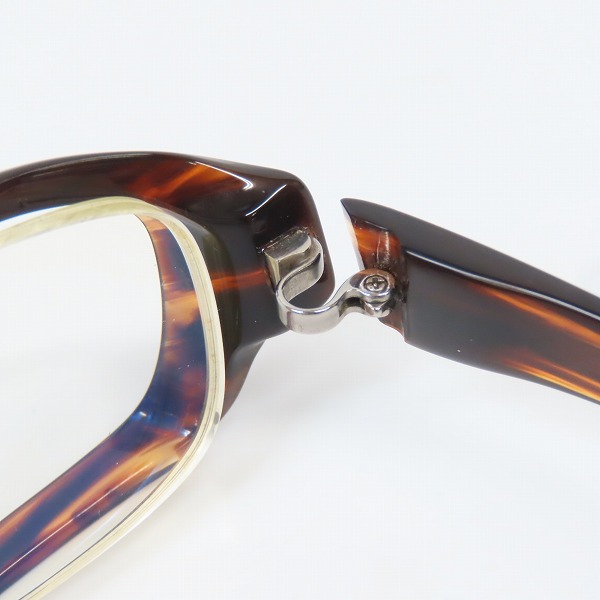 実際に弊社で買取させて頂いた999.9/フォーナインズ 度入り ネオプラスチックフレーム メガネ/アイウェア デミ柄 NP-58 646の画像 5枚目