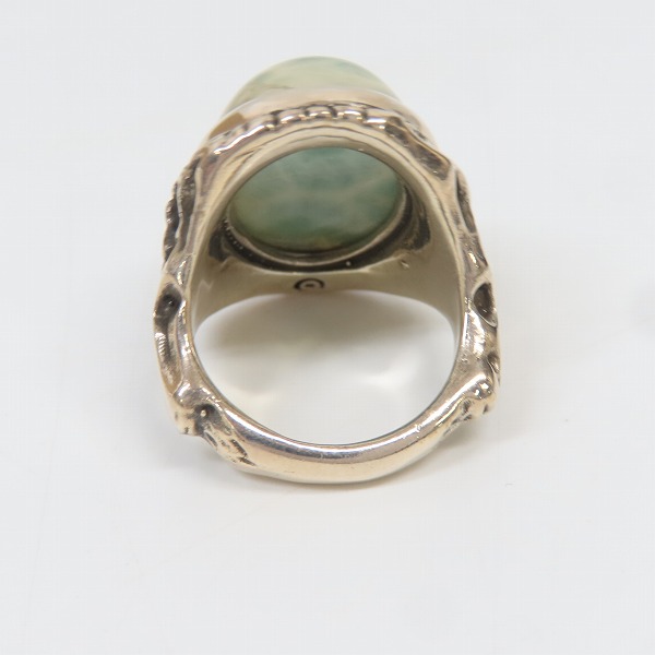 実際に弊社で買取させて頂いたALEX STREETER/アレックスストリーター エンジェルハートリング JADE 翡翠/ヒスイ/18.5号の画像 3枚目