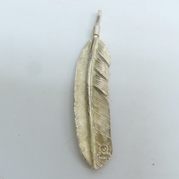 実際に弊社で買取させて頂いた(2)FIRST ARROWS/ファーストアローズ フェザー ペンダント 左向き P-001Lの画像 2枚目