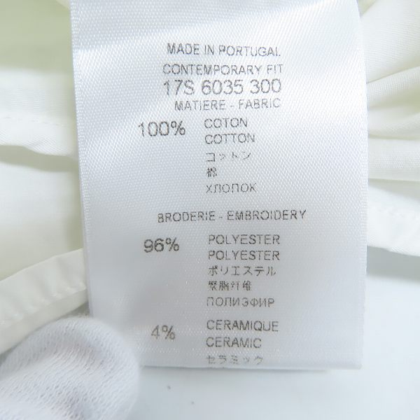 実際に弊社で買取させて頂いた【JPタグ】GIVENCHY/ジバンシィ スター刺繍入りドレスシャツ 比翼シャツ/39の画像 4枚目