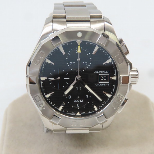 実際に弊社で買取させて頂いたTAG Heuer/タグホイヤー アクアレーサー クロノグラフ 自動巻き腕時計 CAY2110-0の画像 1枚目