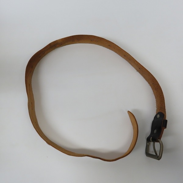 実際に弊社で買取させて頂いたNUMBER (N)INE/ナンバーナイン スタッズ レザーベルトの画像 4枚目