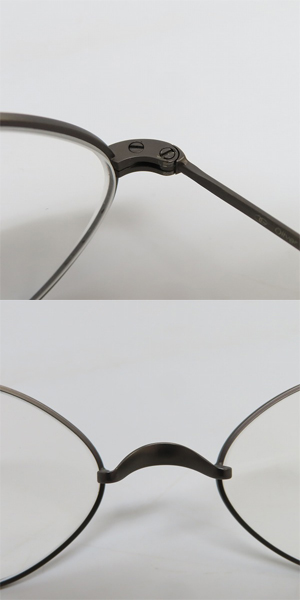 実際に弊社で買取させて頂いたOLIVER GOLDSMITH/オリバーゴールドスミス Diamond/ダイヤモンド メガネフレーム Antique Silverの画像 6枚目