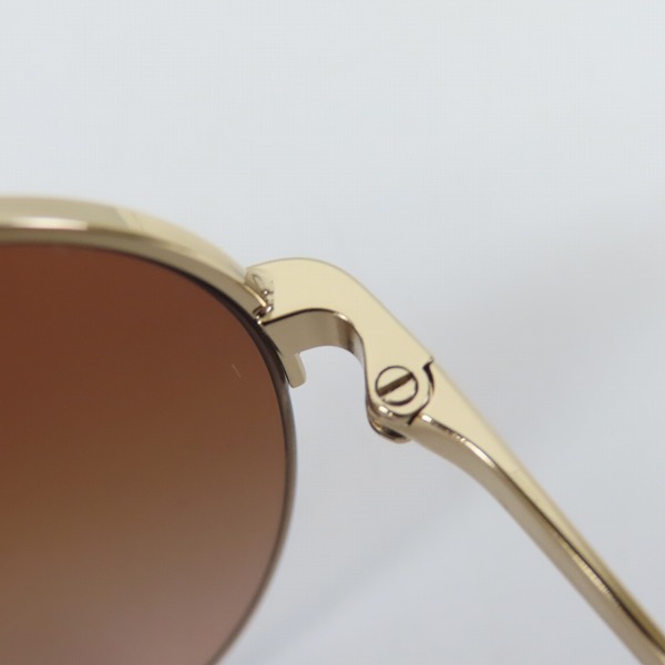 実際に弊社で買取させて頂いたBURBERRY/バーバリー ティアドロップサングラス チェック B3113の画像 5枚目