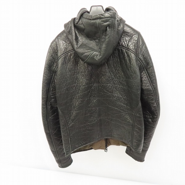 実際に弊社で買取させて頂いたLGB/ルグランブルー ディアスキン レザーパーカー/ジャケット 内ボア PARKA/STD/M BDYYW/2の画像 1枚目