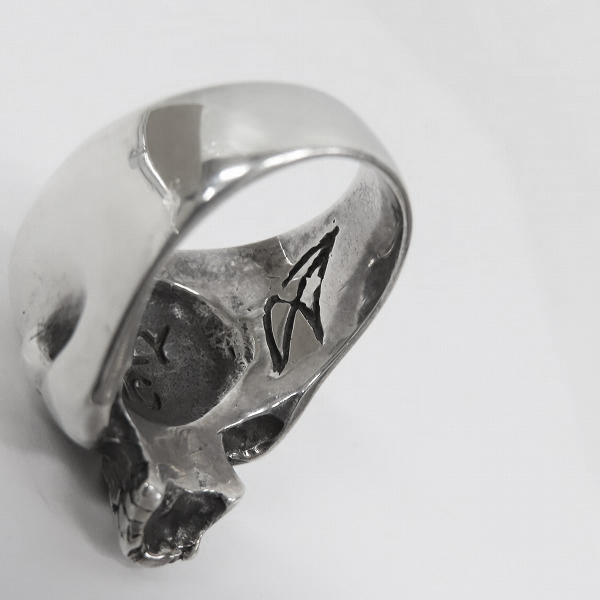 実際に弊社で買取させて頂いたCRAZY PIG/クレイジーピッグ EVIL SKULL エビル スカルリング 18号の画像 6枚目