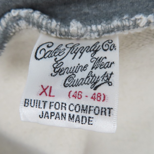 実際に弊社で買取させて頂いたCALEE/キャリー ジップアップパーカー CL-21SS016/XLの画像 2枚目