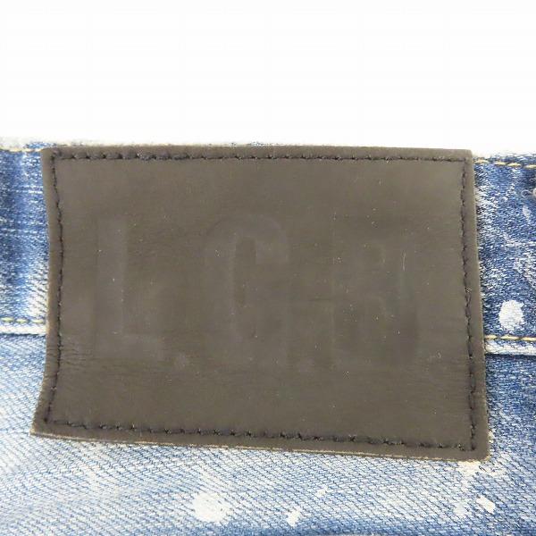 実際に弊社で買取させて頂いたLGB/ルグランブルー LAZY S-WOLF/F/R ダメージ加工 ブーツカット デニムパンツ 0421SVT/26の画像 2枚目