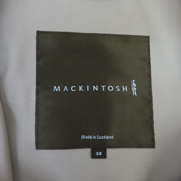 実際に弊社で買取させて頂いたMACKINTOSH/マッキントッシュ トレンチコート 38の画像 2枚目