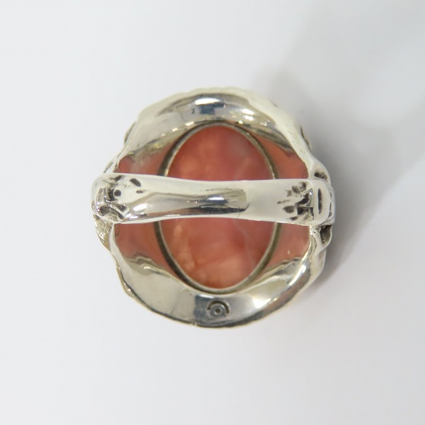 実際に弊社で買取させて頂いたALEX STREETER/アレックスストリーター エンジェルハートリング ローズクォーツ K18/シルバーシャドウスター 19号の画像 3枚目