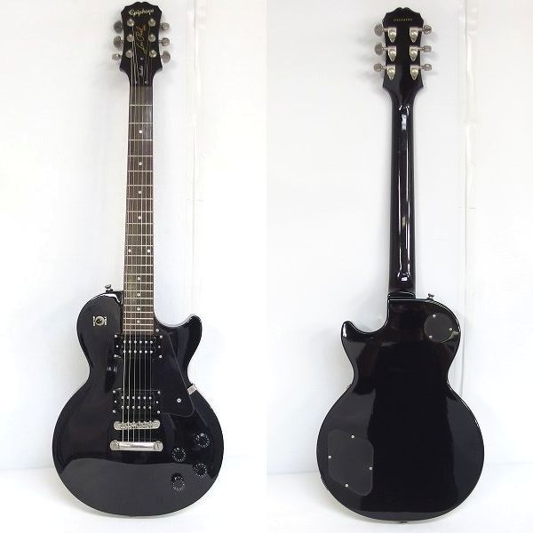 実際に弊社で買取させて頂いた★Epiphone/エピフォン Les Paul Studio Ebony/レスポール スタジオ エレキギターの画像 1枚目