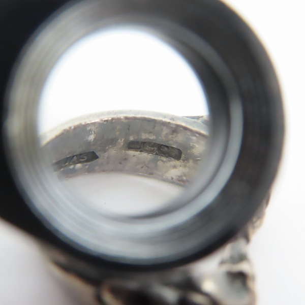 実際に弊社で買取させて頂いたCRAZY PIG/クレイジーピッグ ツインスカルリング 16.5号の画像 8枚目