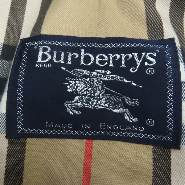 実際に弊社で買取させて頂いたBurberrys/バーバリーズ 裏地ノバチェック ステンカラーコートの画像 2枚目