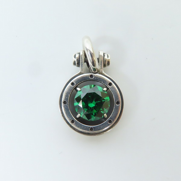 実際に弊社で買取させて頂いたDr MONROE/ドクターモンロー ストーンホイール ペンダント グリーンストーンの画像 1枚目
