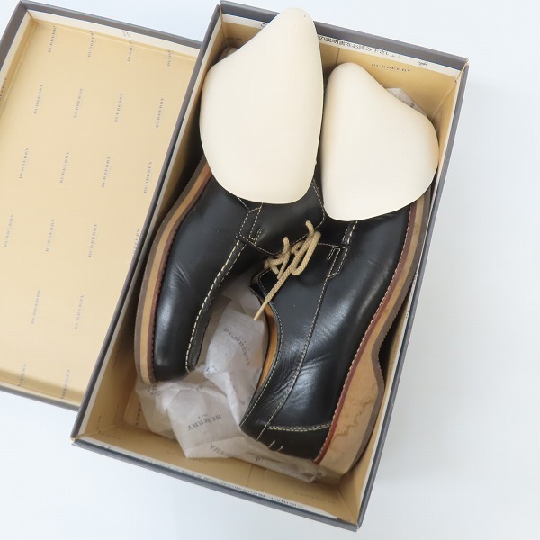 実際に弊社で買取させて頂いたBURBERRY/バーバリー レザーシューズ/24.5の画像 7枚目