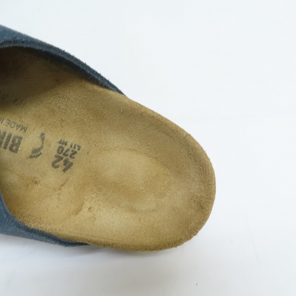実際に弊社で買取させて頂いたBIRKENSTOCK/ビルケンシュトック ZURICH BS/チューリッヒ スエード サンダル 1010755/42の画像 4枚目