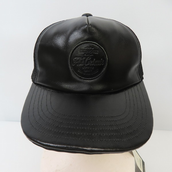実際に弊社で買取させて頂いたCRIMIE/クライミー ロゴパッチ レザー/メッシュキャップ FREEの画像 1枚目