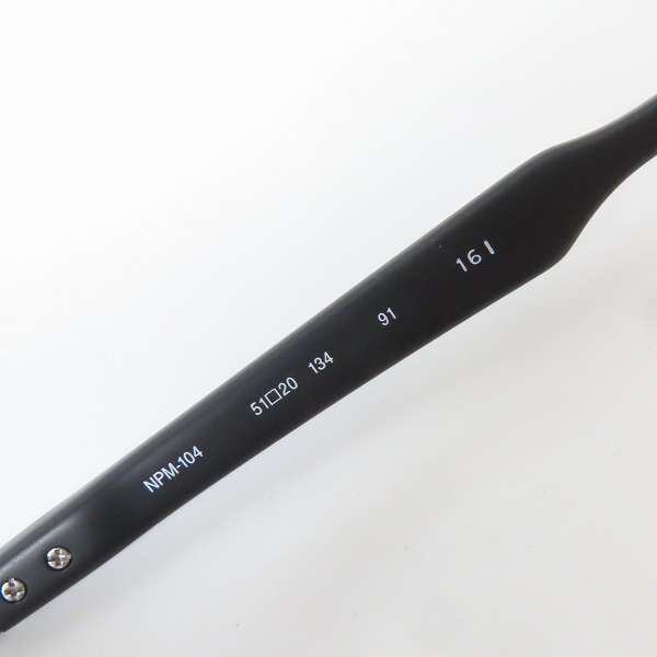 実際に弊社で買取させて頂いた999.9/フォーナインズ メガネフレーム NPM-104の画像 5枚目